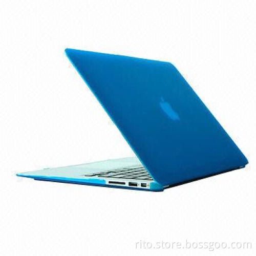 Light Blue Color Silicone Matte Hard Case for Newly Launched Macbook Pro 15" with Retina, 2013 Model